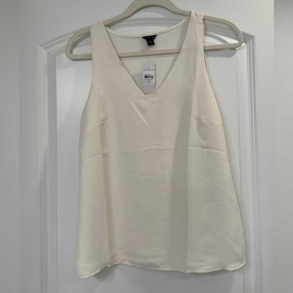 Ann Taylor Mixed Media Tank